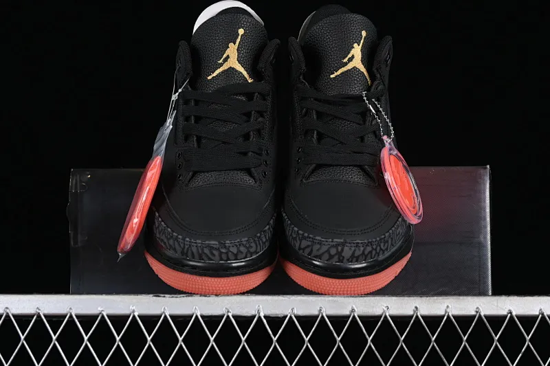 All categories Air Jordan Jordan series basketball shoes Air Jordan 3 J Balvin x Air Jordan 3 Retro "Rio" AJ3 Joe 3 Black Rainbow FN0344-001